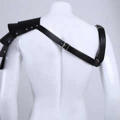 Gothic Winged Gladiator Harness | Gay Harness- pridevoyageshop.com - gay men’s harness, lingerie and fetish wear