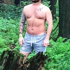 Gay Bear Paw Gym Shorts – Men's Mesh Booty Shorts with Side Slits