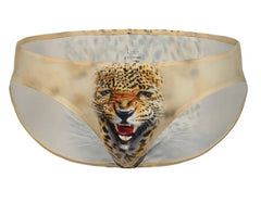 Men's Wild Animal Print Bikini Briefs - pridevoyageshop.com - gay men’s underwear and swimwear