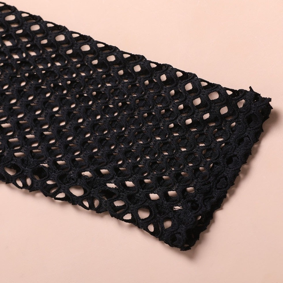 details of black Gay Men's Summer Fashion | Men's Fishnet T-Shirt: Mesh Men's Shirt- pridevoyageshop.com - gay men’s harness, lingerie and fetish wear