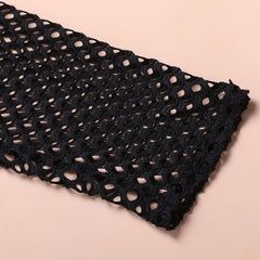 details of black Gay Men's Summer Fashion | Men's Fishnet T-Shirt: Mesh Men's Shirt- pridevoyageshop.com - gay men’s harness, lingerie and fetish wear