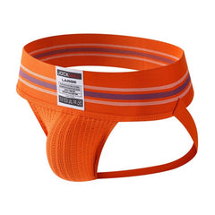 orange Gay Jockstraps: Mens Sexy Athletic Supporter Jockstraps- pridevoyageshop.com - gay men’s underwear and swimwear