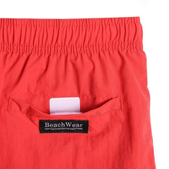 details of red Boardwalk Breeze Board Shorts - pridevoyageshop.com - gay men’s underwear and swimwear