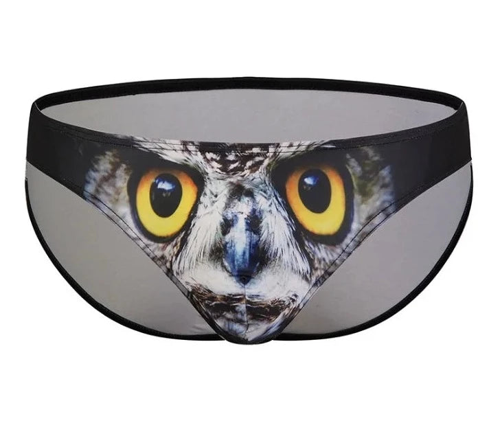 Men's Wild Animal Print Bikini Briefs - pridevoyageshop.com - gay men’s underwear and swimwear