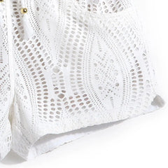 details of Lace Luxe Beach Shorts - pridevoyageshop.com - gay men’s underwear and swimwear
