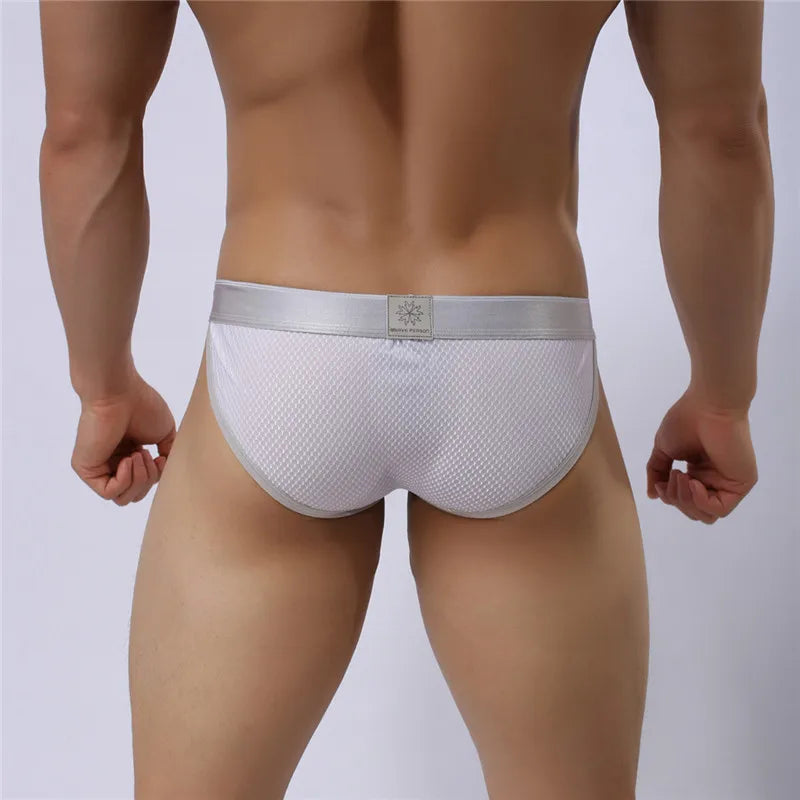 a hot gay man in white Brave Person Gay Men's Sideshow Briefs - pridevoyageshop.com - gay men’s underwear and swimwear