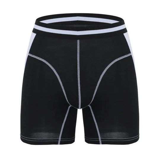 black Modal Long Athletic Boxer Briefs - pridevoyageshop.com - gay men’s underwear and swimwear