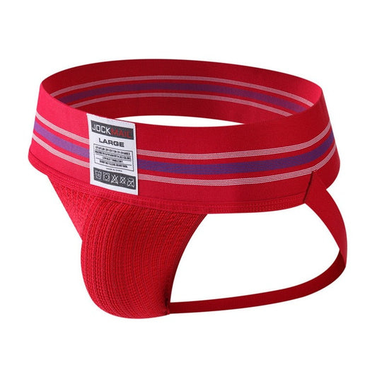 red Gay Jockstraps: Mens Sexy Athletic Supporter Jockstraps- pridevoyageshop.com - gay men’s underwear and swimwear
