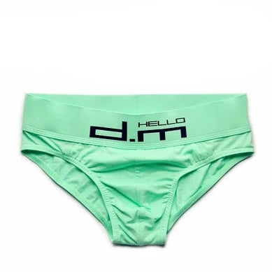 mint DM Gay Men's Hello Briefs - pridevoyageshop.com - gay men’s underwear and swimwear
