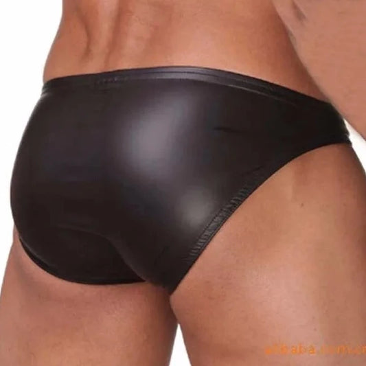 a hot gay man in black Male Stripper's Shiny Briefs - pridevoyageshop.com - gay men’s underwear and swimwear