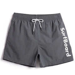 gray Boardwalk Breeze Board Shorts - pridevoyageshop.com - gay men’s underwear and swimwear