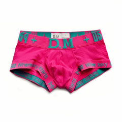 rose red DM Men's Numbers Boxer Briefs - pridevoyageshop.com - gay men’s underwear and swimwear