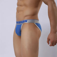 a hot gay man in blue Brave Person Gay Men's Sideshow Briefs - pridevoyageshop.com - gay men’s underwear and swimwear
