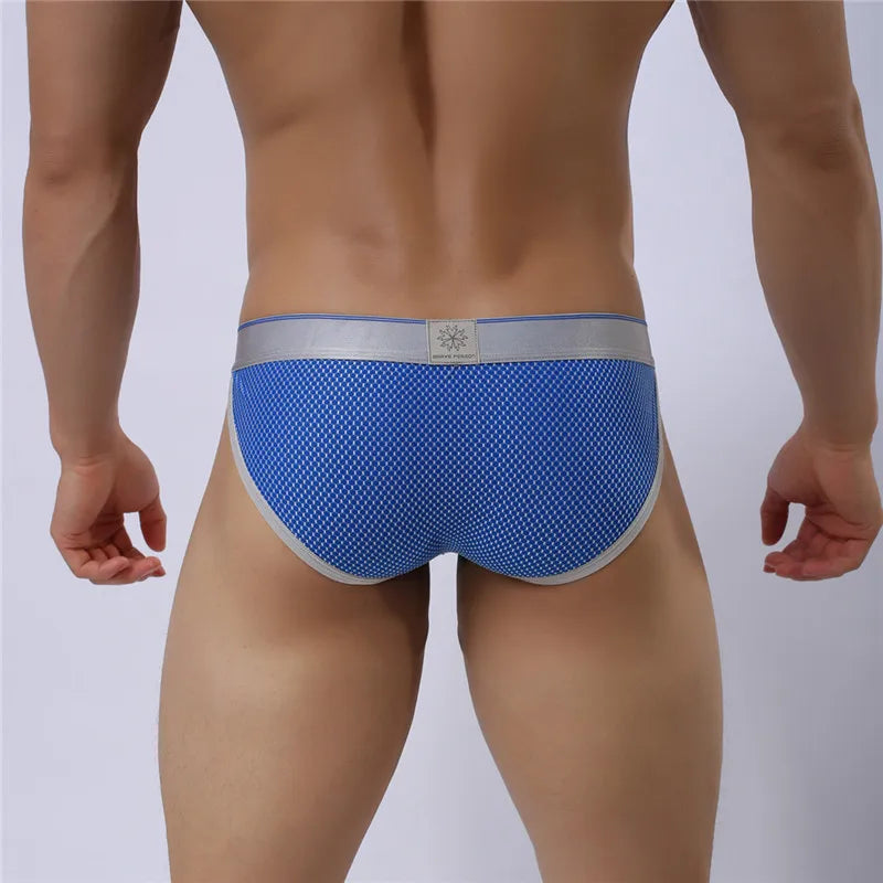 a hot gay man in blue Brave Person Gay Men's Sideshow Briefs - pridevoyageshop.com - gay men’s underwear and swimwear