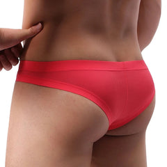 sexy gay man in Core Red Men's Bold Skinny Buns Out Briefs 6-Pack - pridevoyageshop.com - gay men’s underwear and swimwear
