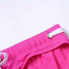 details of pink Gay Swimwear | Men's Bold Bowtie Swim Briefs- pridevoyageshop.com - gay men’s underwear and swimwear