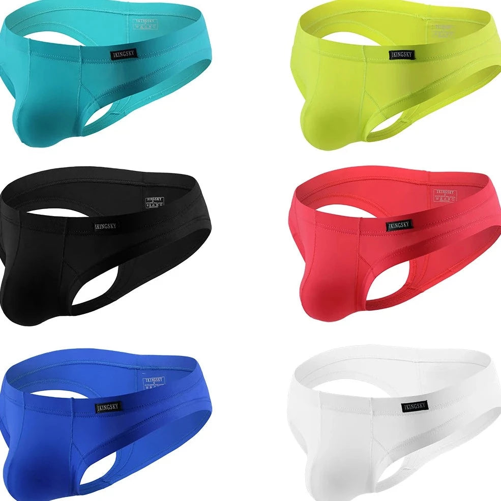 Men's Bold Skinny Buns Out Briefs 6-Pack - pridevoyageshop.com - gay men’s underwear and swimwear