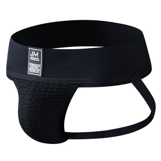 black Gay Jockstrap: Jockstrap Pouch & Gay Athletic Supporter