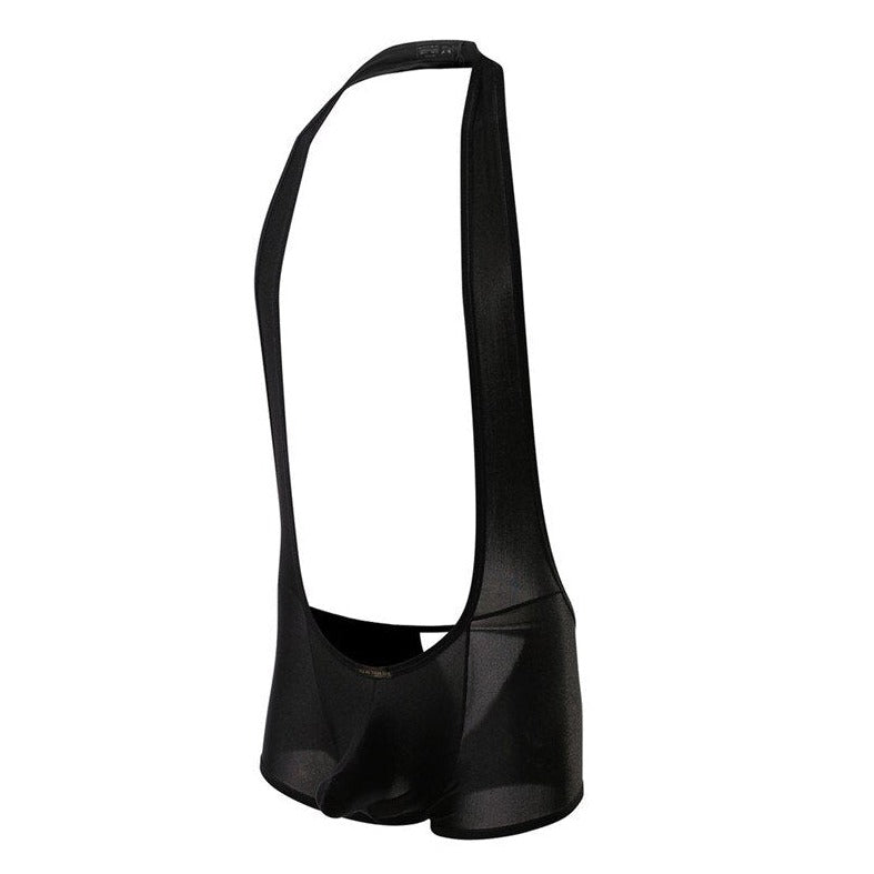 black white Gay Singlet | Men's Kinky Backless Bulge Pouch Singlets - Men's Singlets, Bodysuits, Rompers & Jumpsuits - pridevoyageshop.com