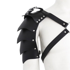 Gothic Winged Gladiator Harness | Gay Harness- pridevoyageshop.com - gay men’s harness, lingerie and fetish wear
