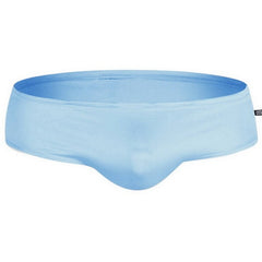 sky blue Gay Swimwear | Men's Bold Solid Swim Briefs- pridevoyageshop.com - gay men’s underwear and swimwear