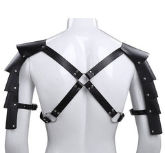 Gothic Winged Gladiator Harness | Gay Harness- pridevoyageshop.com - gay men’s harness, lingerie and fetish wear