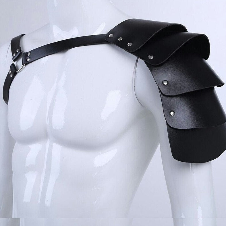 Gothic Winged Gladiator Harness | Gay Harness- pridevoyageshop.com - gay men’s harness, lingerie and fetish wear