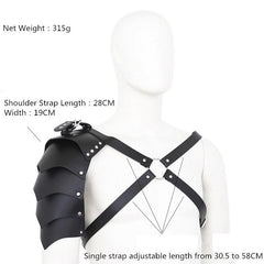 Gothic Winged Gladiator Harness | Gay Harness- pridevoyageshop.com - gay men’s harness, lingerie and fetish wear