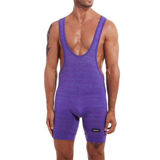 hot gay man in purple Gay Singlet and Bodysuit | Men's Workout Singlets - Men's Singlets, Bodysuits, Rompers & Jumpsuits - pridevoyageshop.com