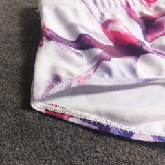 details of Gay Swimwear | Pink Watercolor Swim Briefs- pridevoyageshop.com - gay men’s underwear and swimwear
