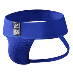 blue Gay Jockstrap: Jockstrap Pouch & Gay Athletic Supporter