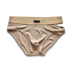 Khaki DM Men’s “Side-Slit” Cutout Brief - pridevoyageshop.com - gay men’s thongs, boxers, briefs and jockstraps