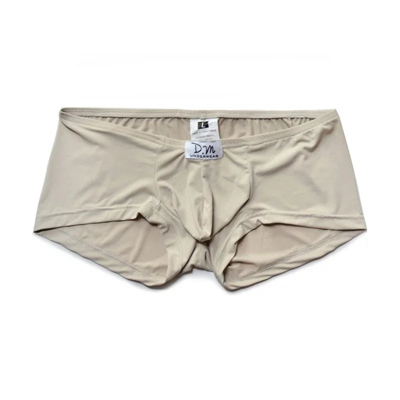 Khaki DM Silk Hottie Boxers - pridevoyageshop.com - gay men’s thongs, boxers, briefs and jockstraps