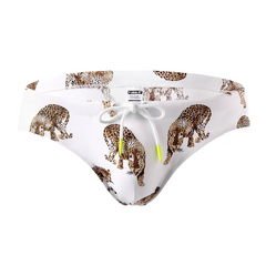 Men's Leopard Prowl Swim Briefs - pridevoyageshop.com - gay men’s sexy swim briefs, trunks, board shorts, and bikinis