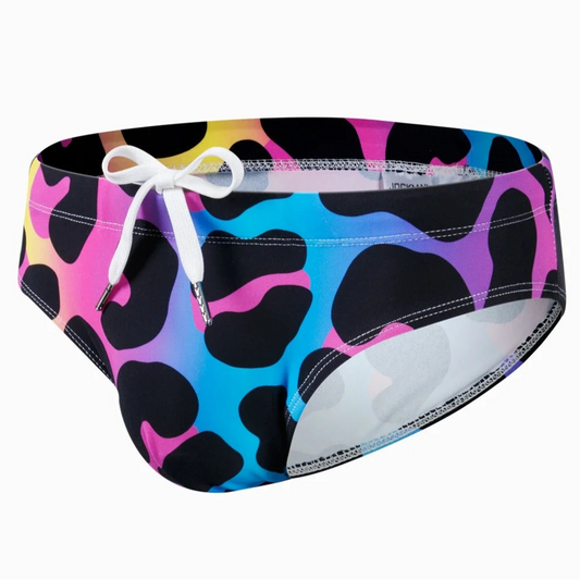 Men’s Savage Sunset Swim Briefs with Pad - pridevoyageshop.com - gay men’s sexy swim briefs, trunks, board shorts, and bikinis