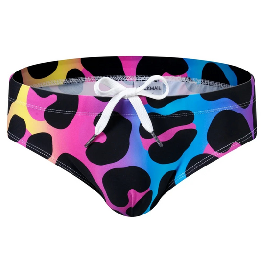 Men’s Savage Sunset Swim Briefs with Pad - pridevoyageshop.com - gay men’s sexy swim briefs, trunks, board shorts, and bikinis