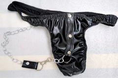 Men’s Snap & Chain Fetish T-Back - pridevoyageshop.com - gay men’s thongs, boxers, briefs and jockstraps