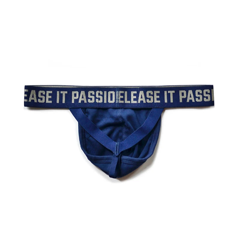 Navy blue DM Men’s Release It Passion Classic Thong - pridevoyageshop.com - gay men’s thongs, boxers, briefs and jockstraps