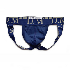 Navy blue Men’s D.M. Dom Jockstrap - pridevoyageshop.com - gay men’s thongs, boxers, briefs and jockstraps