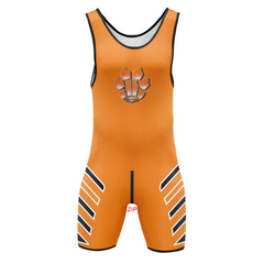 Orange Paw Puppy Play Wrestling Singlet – Zipper Edition from Pridevoyageshop