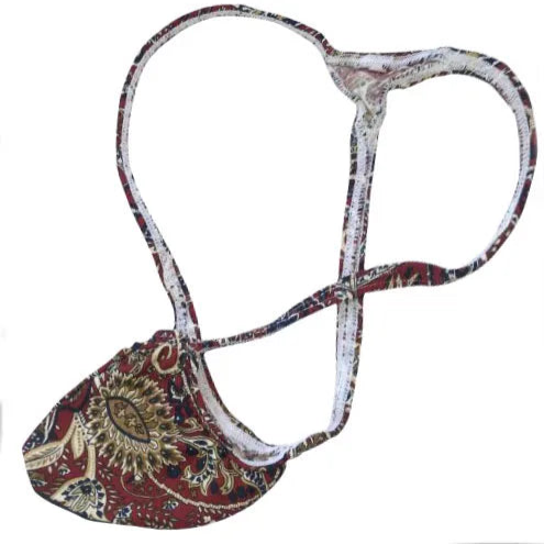 Paisley Print Men’s Painted Pleasure Thong - pridevoyageshop.com - gay men’s thongs, boxers, briefs and jockstraps