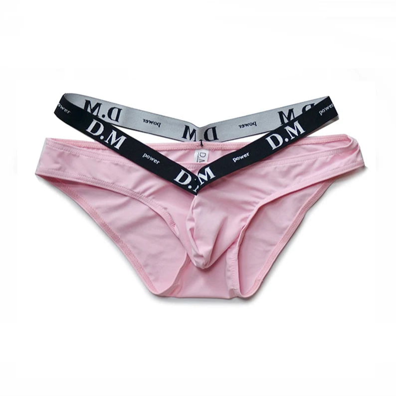 Pink DM Men’s Bulge-Boost Low-Rise Brief - pridevoyageshop.com - gay men’s thongs, boxers, briefs and jockstraps