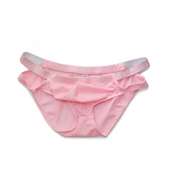 Pink DM Men’s Strappy Mesh Jock Brief - pridevoyageshop.com - gay men’s thongs, boxers, briefs and jockstraps