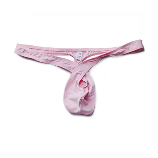 Pink DM Men’s Twist Tease Thong - pridevoyageshop.com - gay men’s thongs, boxers, briefs and jockstraps