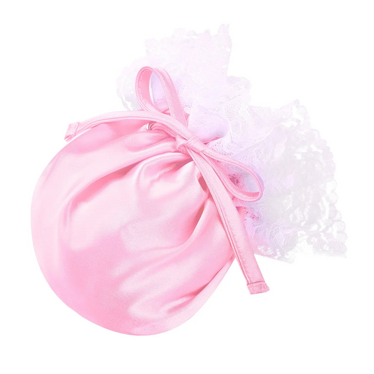 Pink Dainty Lace Trim Dick Wrap - pridevoyageshop.com - gay men’s thongs, boxers, briefs and jockstraps