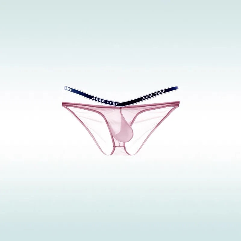 Pink Men’s “Cocky Sheer” Pouch Brief - pridevoyageshop.com - gay men’s thongs, boxers, briefs and jockstraps
