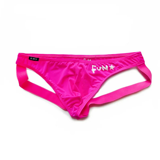 Pink Men’s D.M. Fun Star Jockstrap - pridevoyageshop.com - gay men’s thongs, boxers, briefs and jockstraps
