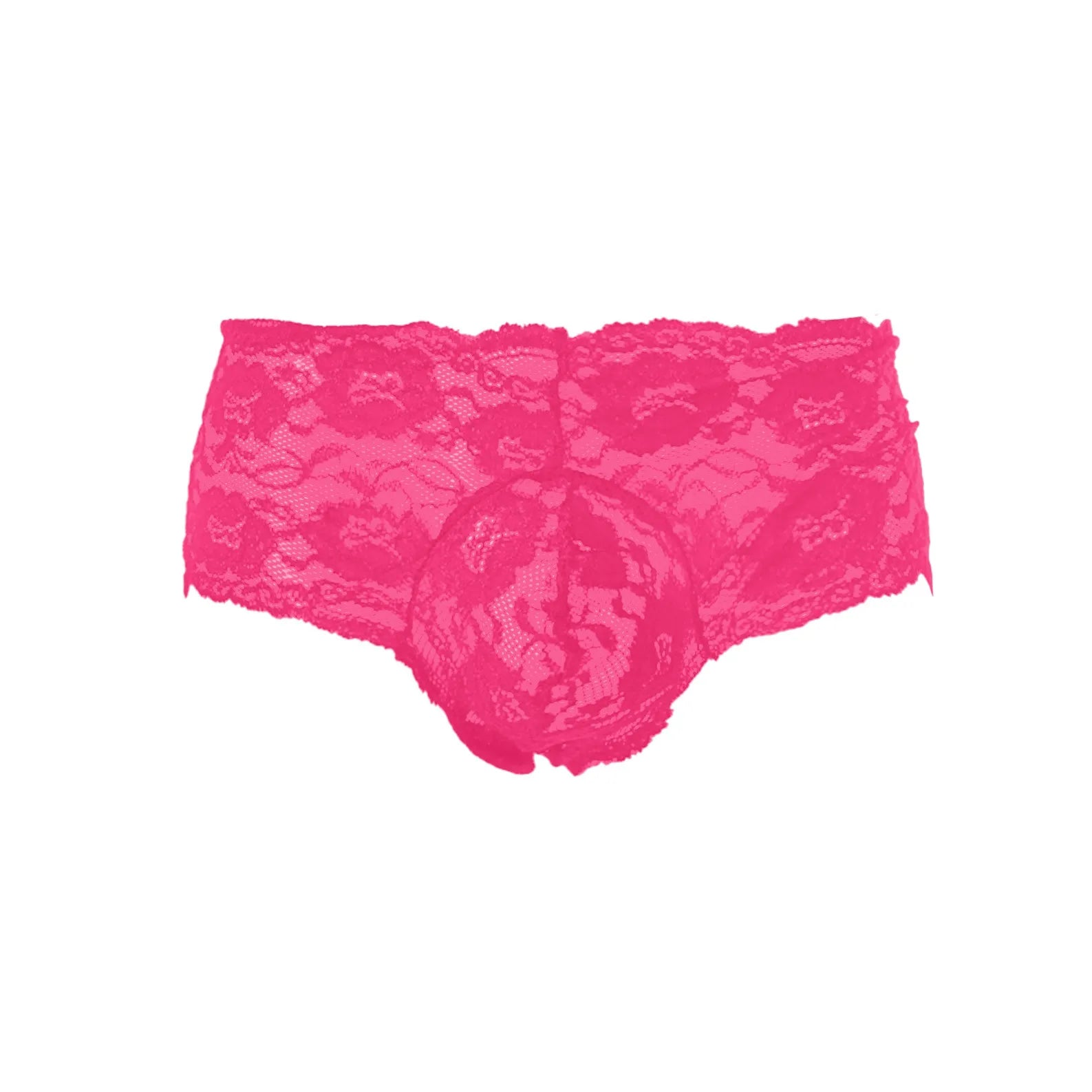 Pink Men’s Lace Pouch Panty - pridevoyageshop.com - gay men’s thongs, boxers, briefs and jockstraps