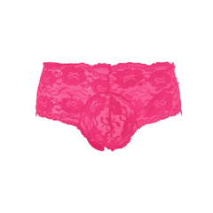 Pink Men’s Lace Pouch Panty - pridevoyageshop.com - gay men’s thongs, boxers, briefs and jockstraps
