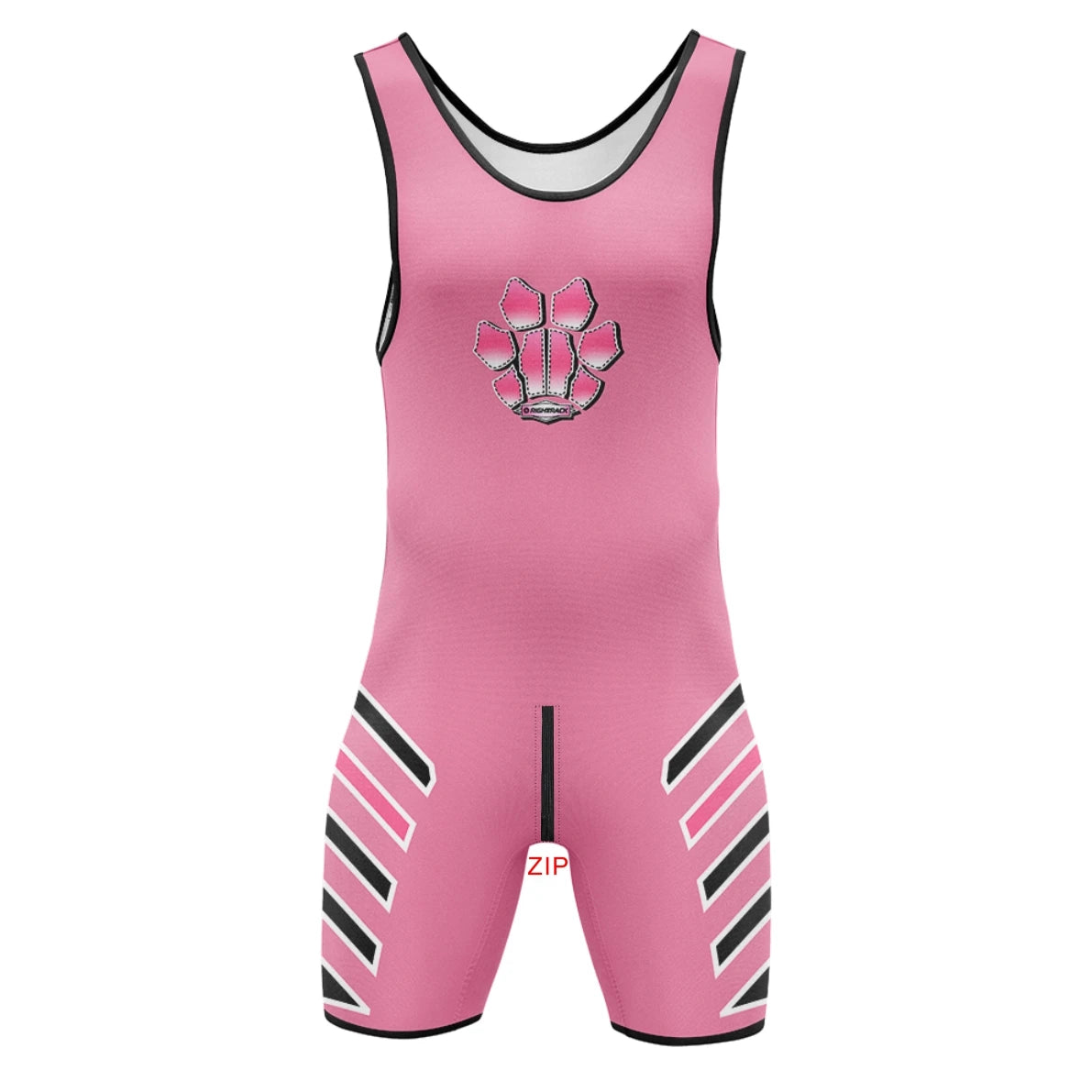 Pink Paw Puppy Play Wrestling Singlet – Zipper Edition from Pridevoyageshop